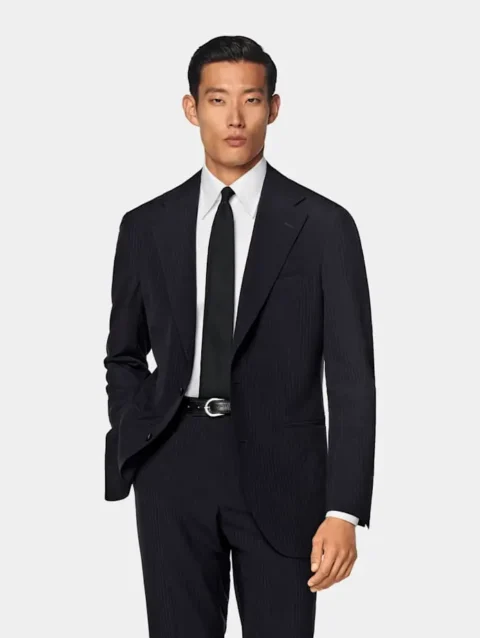 Classic fit stretch suit